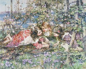 Een Zomeridylle door Edward Atkinson Hornel