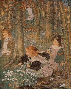 De Komst van de Lente, 1899, ca. 1930 door Edward Atkinson Hornel