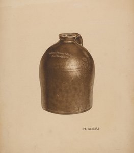 Aardewerken melkkan