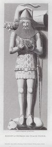 Beeld van Edward de Zwarte Prins door Edward Blore