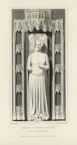 Beeld van koningin Philippa door Edward Blore