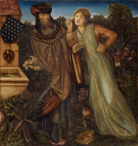 Koning Mark en La Belle Iseult door Edward Burne-Jones