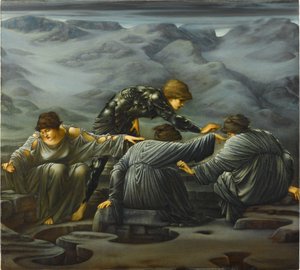 Perseus en de Graïen door Edward Burne-Jones