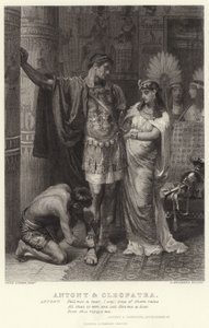Antonius en Cleopatra, Antonius en Cleopatra, Act III, Scene IX door Edward Burne Jones