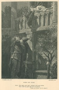 Illustratie voor Romeo en Julia door Edward Burne Jones