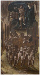 De auto van de liefde, of de weg van de liefde door Edward Burne Jones