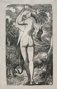 Bacchante of De Speler op de Lier door Edward Calvert