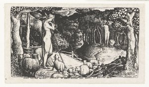 Het landelijke leven door Edward Calvert