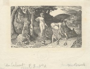 De beek door Edward Calvert