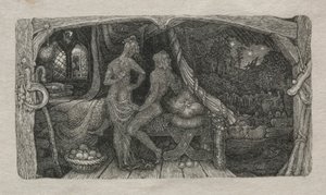 De Kamer-Idylle, 1829 door Edward Calvert