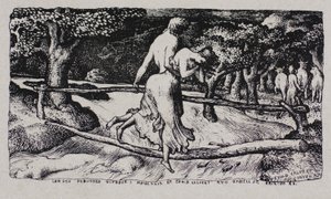 De zondvloed door Edward Calvert
