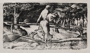 De Zondvloed, 1829 door Edward Calvert