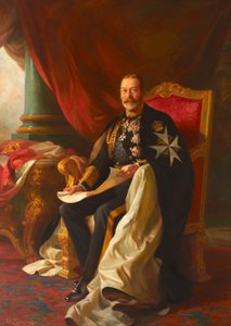 Koning George V door Edward Caruana Dingli