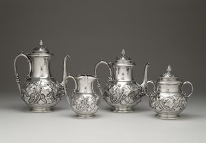 Koffie- en Theeservies (ca. 1856-1859) door Edward Chandler Moore