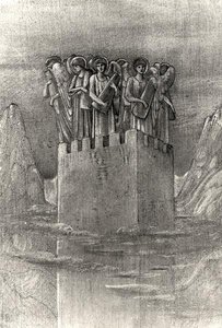 Hynum Gloriae Tuae Canimus door Edward Coley Burne Jones