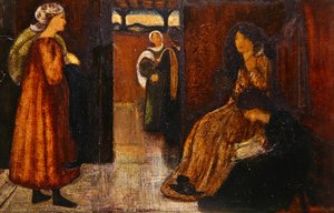 Interieur met figuren