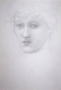 Studie van het hoofd van een meisje - Bessie Keane