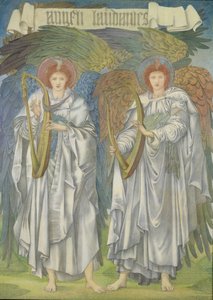 Angeli Laudantes, ca. 1887 door Edward Burne Jones