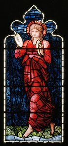 Ashton Under Lyne, Albion Congregational Church, Miriam door Edward Burne Jones