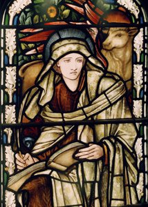 Sint Lucas door Edward Burne Jones