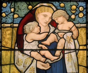 Liefdadigheid, ontworpen 1868 door Edward Burne Jones