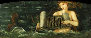 Helen, een Zeemeermin, ca. 1880 door Edward Burne Jones