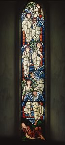 Jacobs ladder door Edward Burne Jones