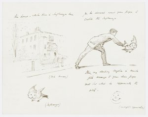 Brief aan de kleindochter van de kunstenaar Angela Thirkell door Edward Burne Jones