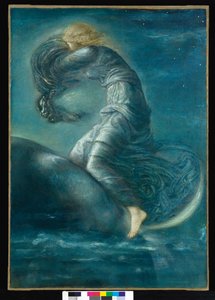 Luna door Edward Burne Jones