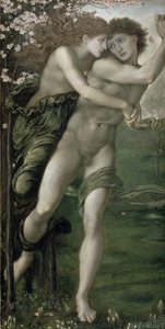 Phyllis en Demophoon, 1870 door Edward Burne Jones