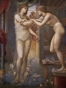 Pygmalion en het Beeld: De Goddelijke Vuren, 1868-78 door Edward Burne Jones