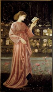 Voorstelling van Prinses Sabra, dochter van de koning door Edward Burne Jones