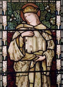 Salomo en de Tempel door Edward Burne Jones