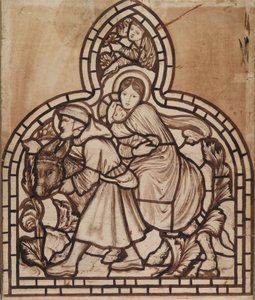 De vlucht naar Egypte door Edward Burne Jones