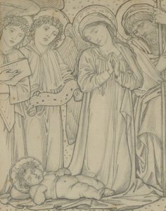De Heilige Familie door Edward Burne Jones