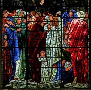 Het Laatste Oordeel, 1885-1897 (glas-in-lood)