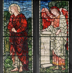 Sint Johannes en Engel met Rol