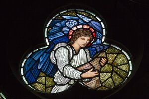 Wilden, All Saints, Morris & Co., Edward Burne-Jones, John Henry Dearle, Angels met dulcimer, Angel Musicians, Louisa, Alfred, The Baldwins, Premier, Methodist, Worcestershire