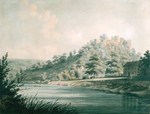 Goodrich Castle aan de rivier de Wye
