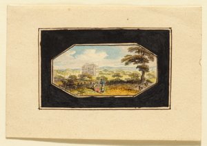 Haus in einer Landschaft door Edward Dayes