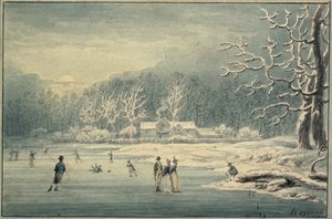 Hyde Park in de Sneeuw