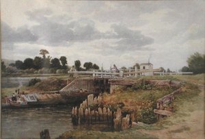 Een Uitzicht op de Theems door Edward Duncan