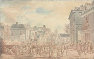 De Kermis in Cheltenham door Edward Eyre