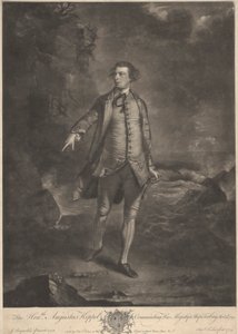 De Eerwaarde Augustus Keppel door Edward Fisher