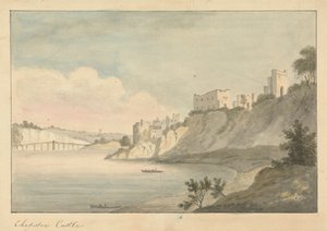 Kasteel van Chepstow door Edward Francis Burney
