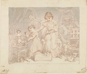 Illustratie voor De Nieuwe Pop: Zonder titel door Edward Francis Burney