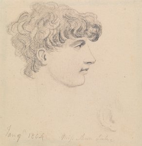 9 januari 1804, Miss Ann Lukie (?)