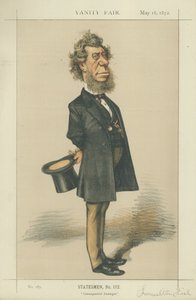 De Eerwaarde Hamilton Fish, Amerikaanse Minister van Buitenlandse Zaken door Edward Frederick Brewtnall