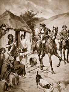Iers leven, c.1710, illustratie uit 