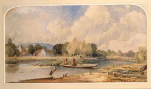 Vissen in een punter door Edward Hassell